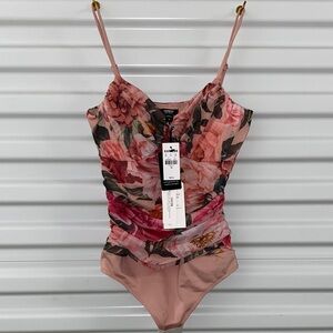 Topshop Floral Pink Kids Bodysuit